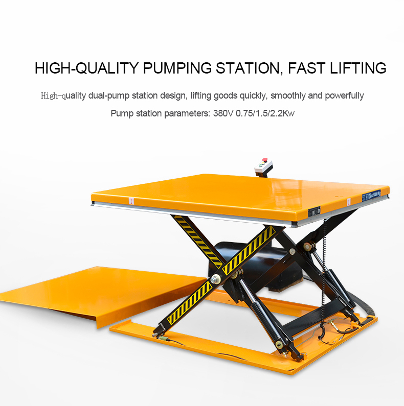 Sinolift HY1000 series Low Profile electric Lift Lable platform