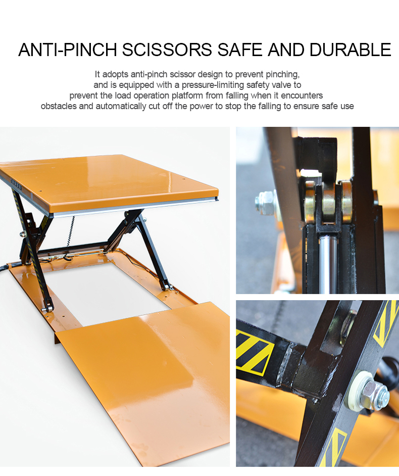Sinolift HY1000 series Low Profile electric Lift Lable platform