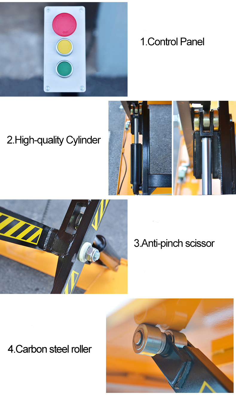 Sinolift HY1000 series Low Profile electric Lift Lable platform