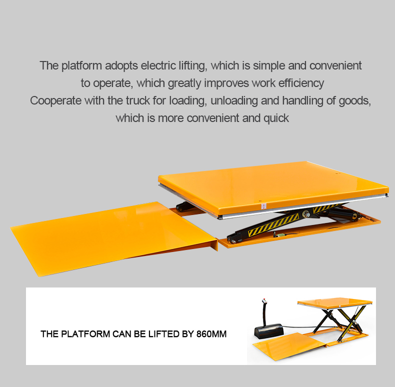 Sinolift HY1000 series Low Profile electric Lift Lable platform