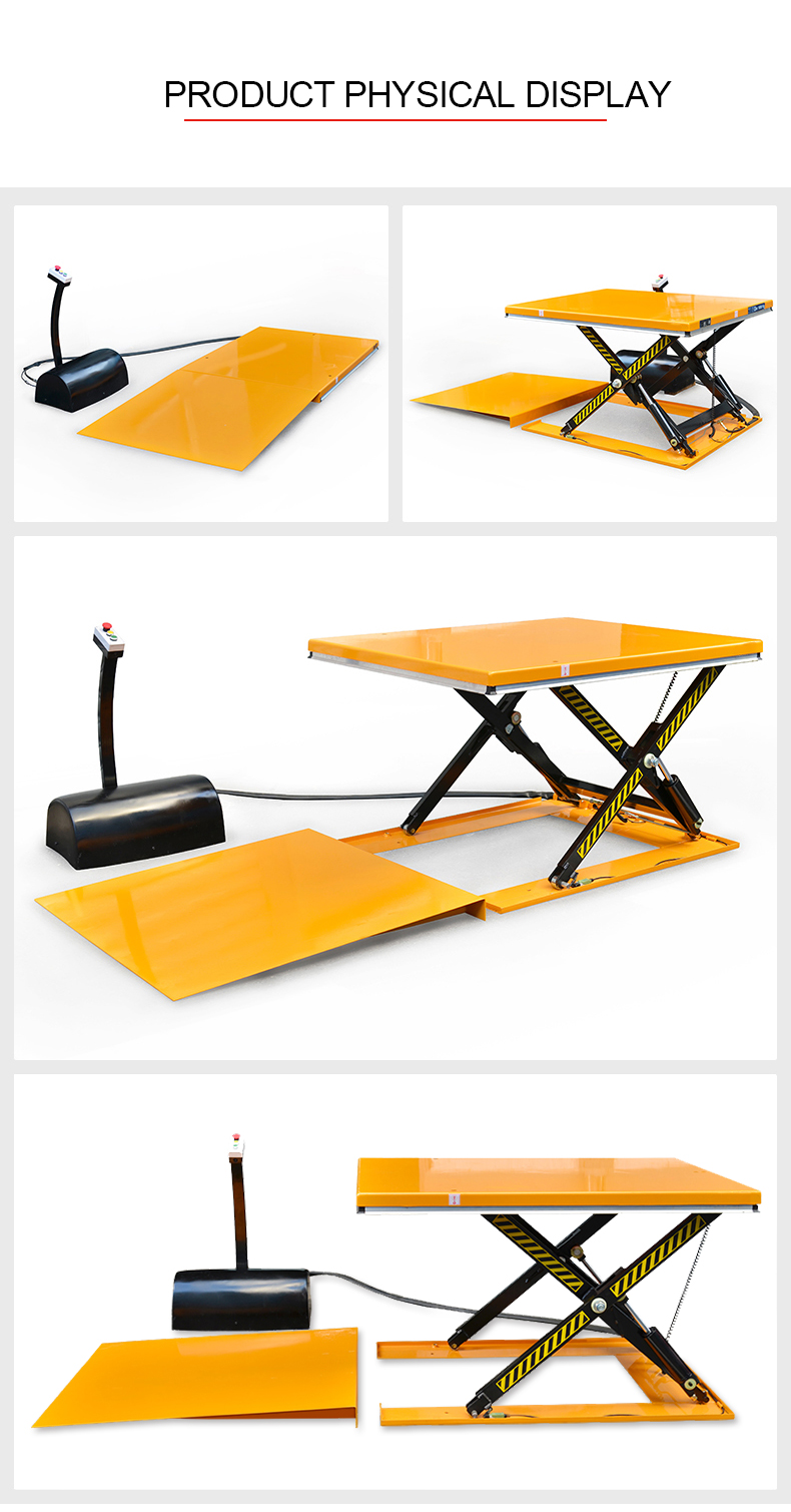 Sinolift HY1000 series Low Profile electric Lift Lable platform