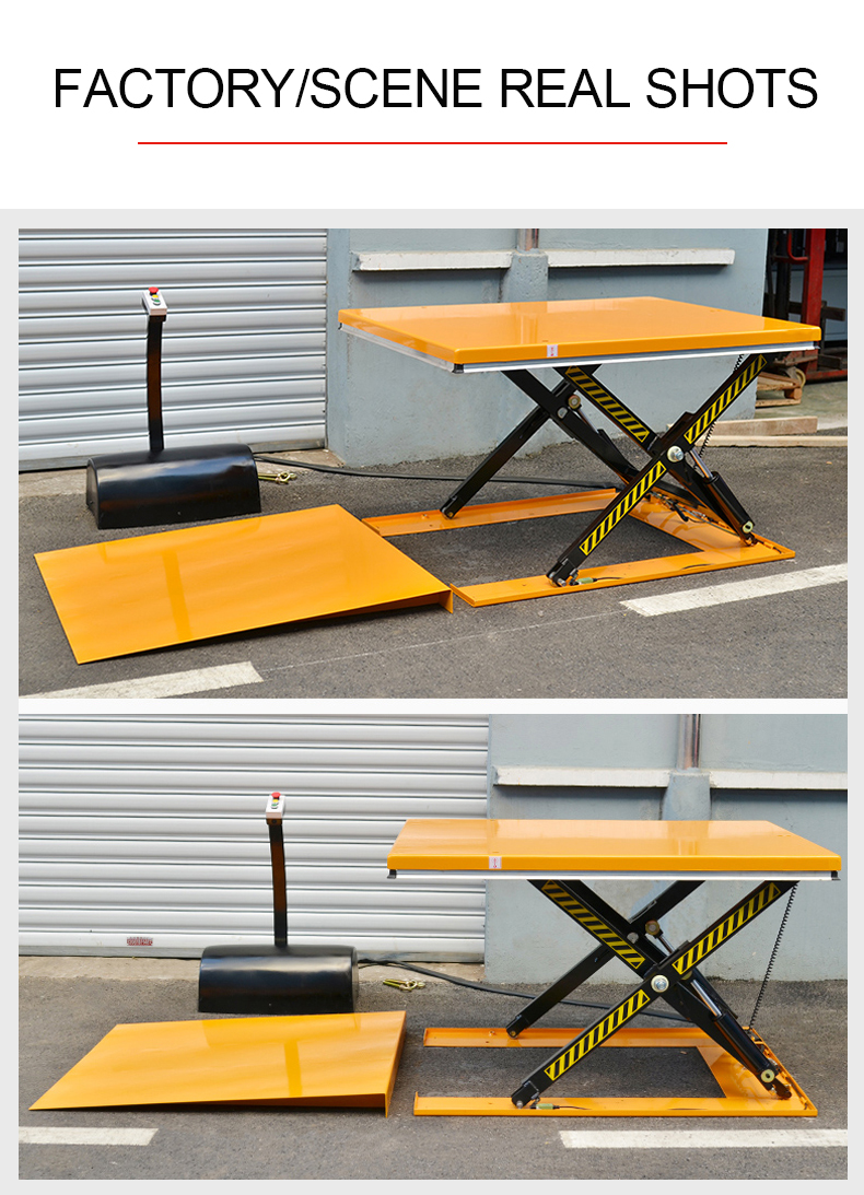 Sinolift HY1000 series Low Profile electric Lift Lable platform