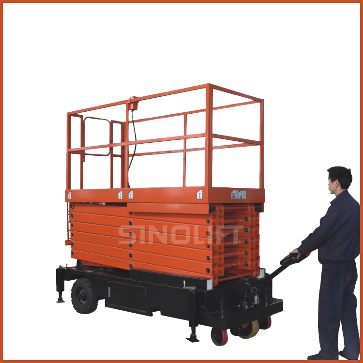 Sinolift FSJY series Mini Scissor elevating lifting aerial platform