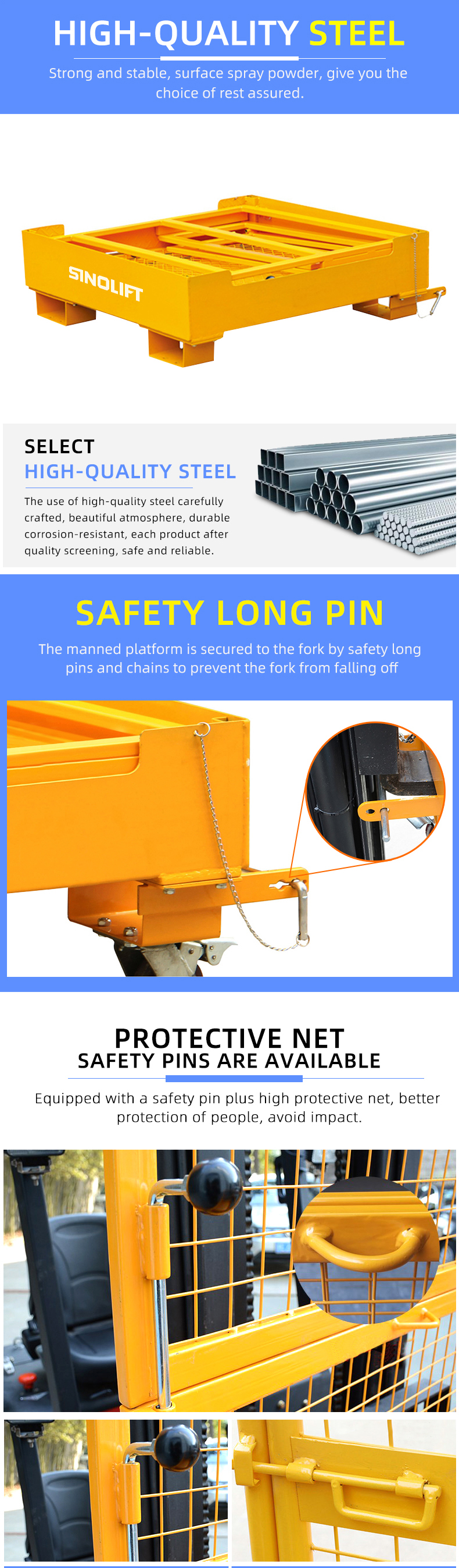 NK series Foldable Forklift Maintenance Platform