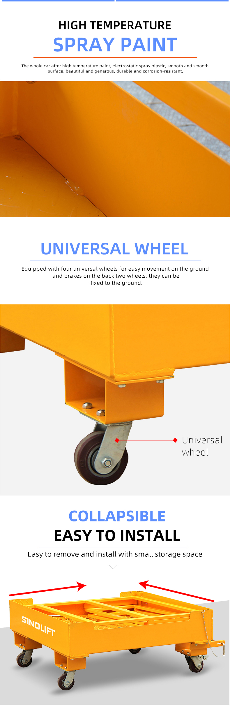NK series Foldable Forklift Maintenance Platform