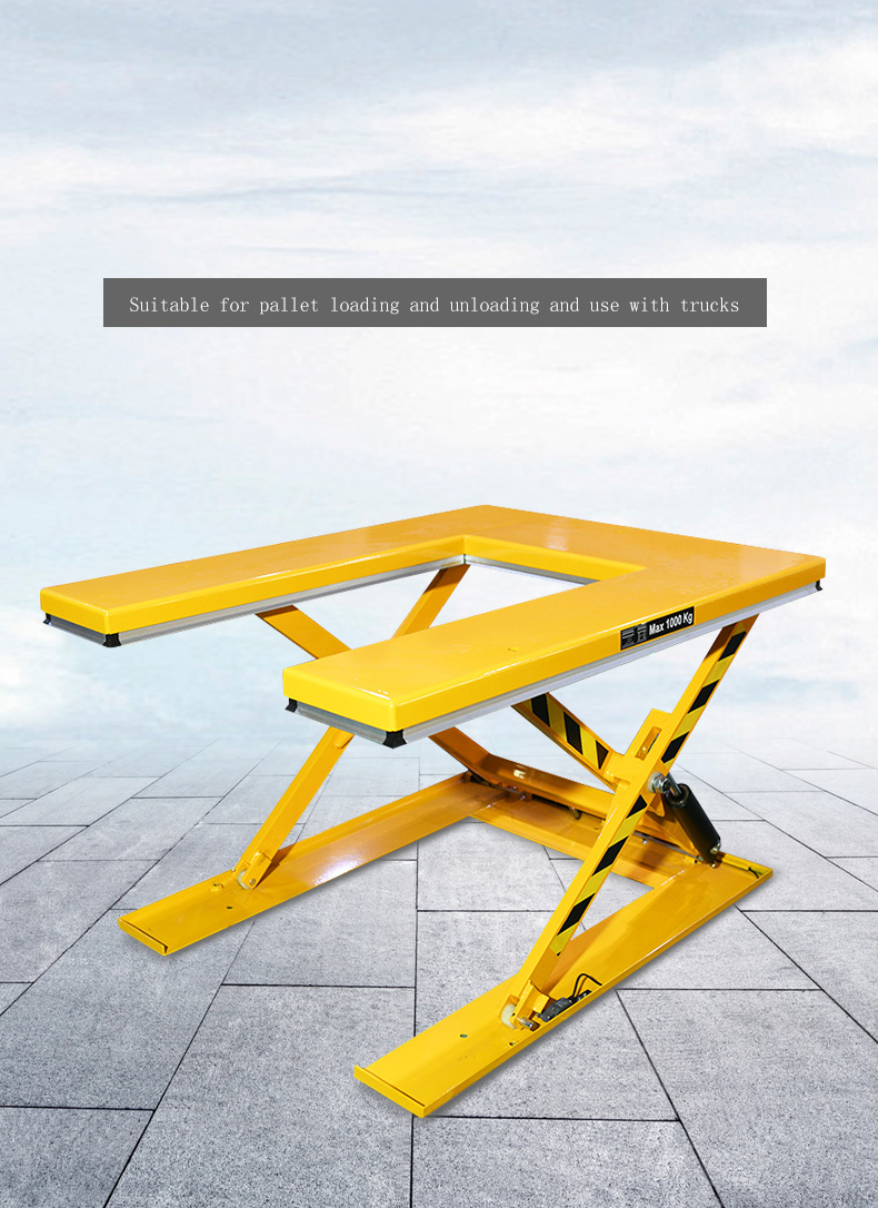 sinolift HU HE U-type and E-type electric lifting platform