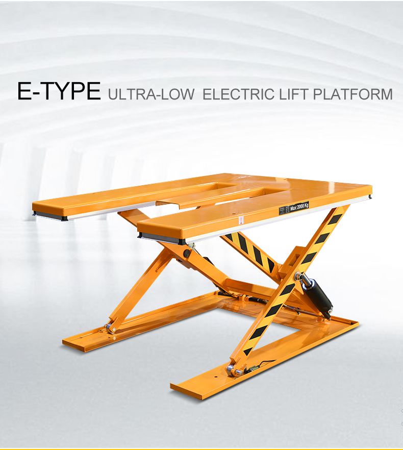 sinolift HU HE U-type and E-type electric lifting platform