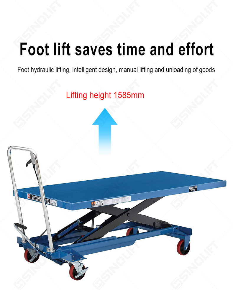 scissor lift table cart