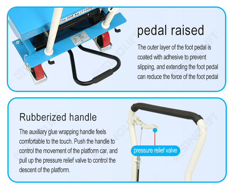 scissor lift table cart