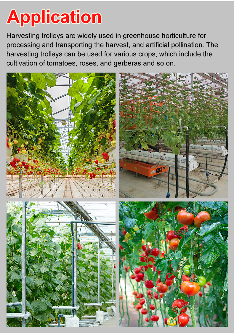 Electric Pipe Rail Trolley for Greenhouses – Hydraulic Scissor Lift