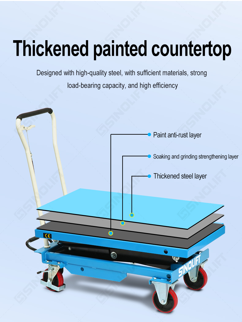scissor lift table cart
