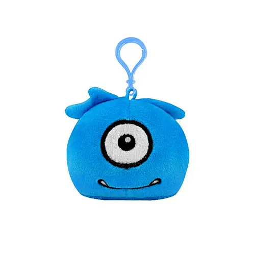 Manufacturer wholesale Cotton keyring Blue Pendant Cartoon Cute Mas Pattern Key chains stuff toys
