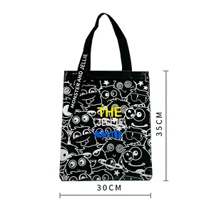 Wholesale Cotton Shopping handbag Cotton Fashion Letter recycle tota canvas eco shopping bag