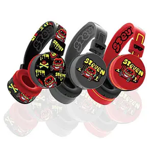 Colorful 85Db Limited Kids for online study Cartoon Printing wired boat earphone gamer headset gaming