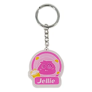 Keyring Manufacturers Wholesalers Personalized Design plastic holder Fashionl laser Keychain