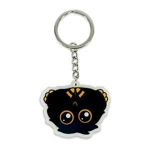 Soft Two Sided Promotional Gifts plastic holder Wholesale laser Keyring keyChain Made in Plastic