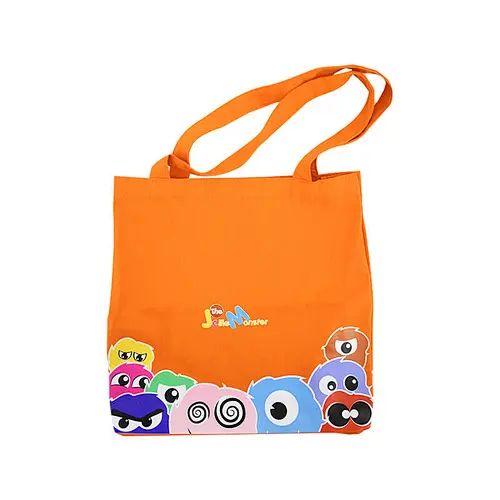 Hot Selling Promotional Customized Logo Printed Foldable Reusable Shopping Tote canvas Bag With Handle