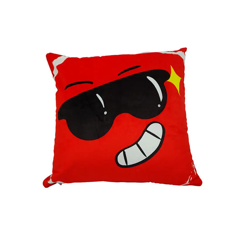 Wholesale Home Cotton Sunglasses sofa set pillows custom plush pillow Red Decorative Throw Pillows For Lobby Sofa