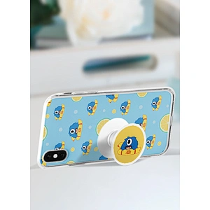 For iPhone X XR 11Pro Max Cover Tide Printing Cute cartoon Blue Light TPU Silicone Mobile Phone Bags Cases