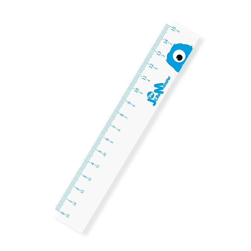 Factory wholesale 15cm plastic printed cute cartoon patterns transparent ruler