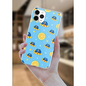 For iPhone X XR 11Pro Max Cover Tide Printing Cute cartoon Blue Light TPU Silicone Mobile Phone Bags Cases