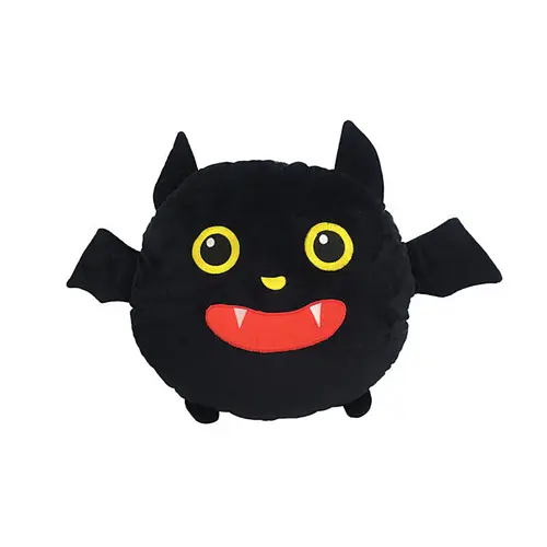 Manufacturer decorative Comfortable custom plush pillow pattern cushion Bat sofa set pillows for Home sofa fuzzy