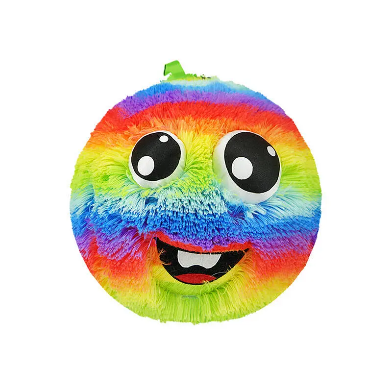 Factory directory selling fuzzy Inflatable plush ball child toy