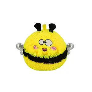 Hot sale Custom honeybee toy bumble bee soft Cute cartoon animals bee plush toy