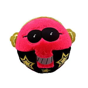 2021 OEM High Quality 25cm 38cm 45cm 60cm sunglass red musician ball Plush Toy for Baby Children Gifts in Secret Garden