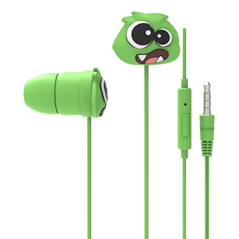 The Jellie monster Mini Cute cartoon 3.5mm in ear earphone for mobile phones