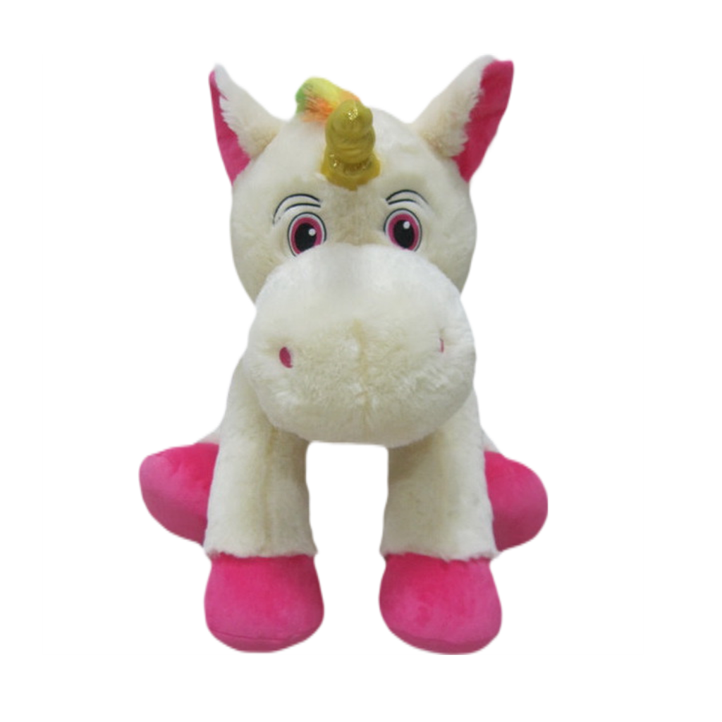 The Jellie Monster glitter big eyes plush rainbow color unicorn stuffed animal soft toys