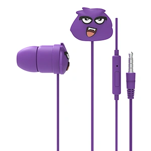 The Jellie monster Mini Cute cartoon 3.5mm in ear earphone for mobile phones