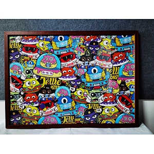 The Jellie monster Promotional Custom Puzzle Jigsaw 1000 Piece For Joy
