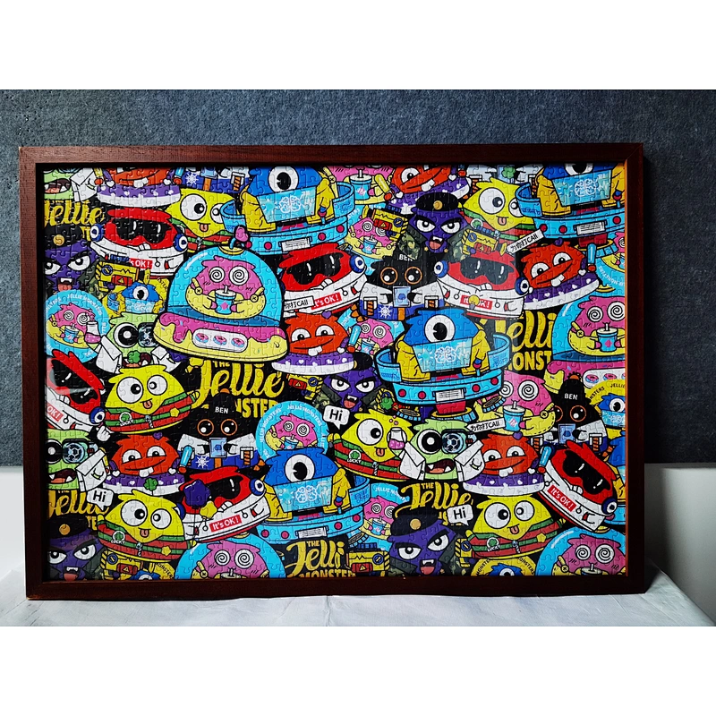 The Jellie monster Promotional Custom Puzzle Jigsaw 1000 Piece For Joy
