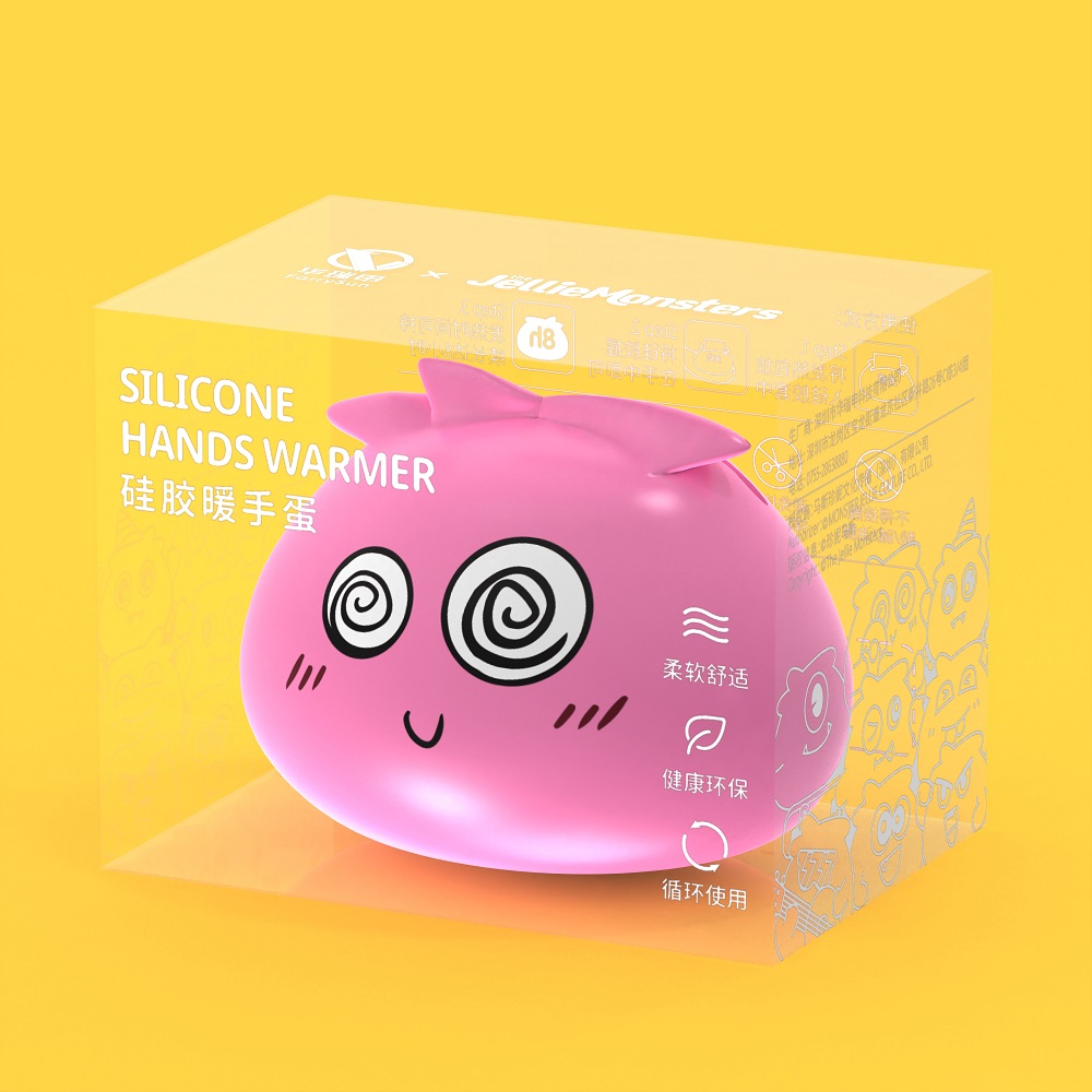 The Jellie monster Winter Gift Reusable Pocket Warm Silicone Hot Pack Heat Pack Hand Warmer Contains natural heating hot pack