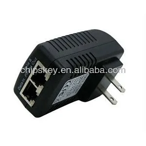 PoE Power Injector Input 100V~240V DC 1A Output 12V AC/0.4A