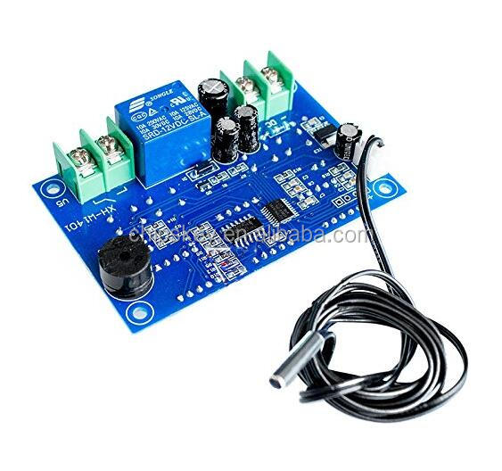 XH-W1401 Intelligent Digital Temperature Controller Detect 10A 12V 220V With NTC Sensor Three Window Synchronous Red LED Display