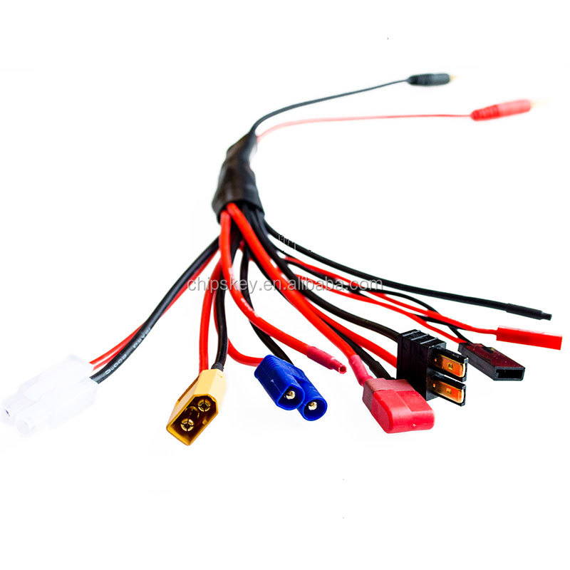 B6 versatile multi-purpose charge cable charger charging cable interposer T banana plug TRX XT60 EC3 plug