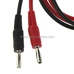 Large Alligator to Banana Test Lead Cable Set