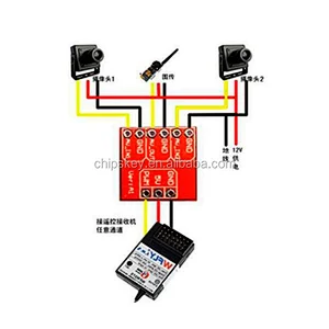 Mini 2 Ways Video Switcher Module 2 Channels Video Switch Unit for FPV