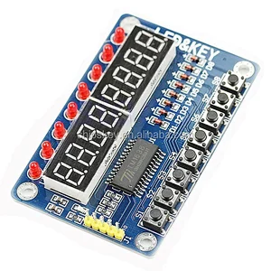 TM1638 Digital 8Bit LED Tube 8 Keys Display Module for AVR