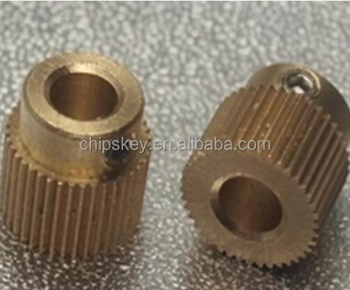3D printer extruder feed special gear drive gear Feed Gear 40tooth ID:5mm OD:11mm H:11mm M3 hexagonal screw fixation