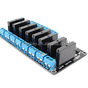 5V 8 Channel SSR Solid-State Relay Low Level Trigger With fuse Stable 240V 2A
