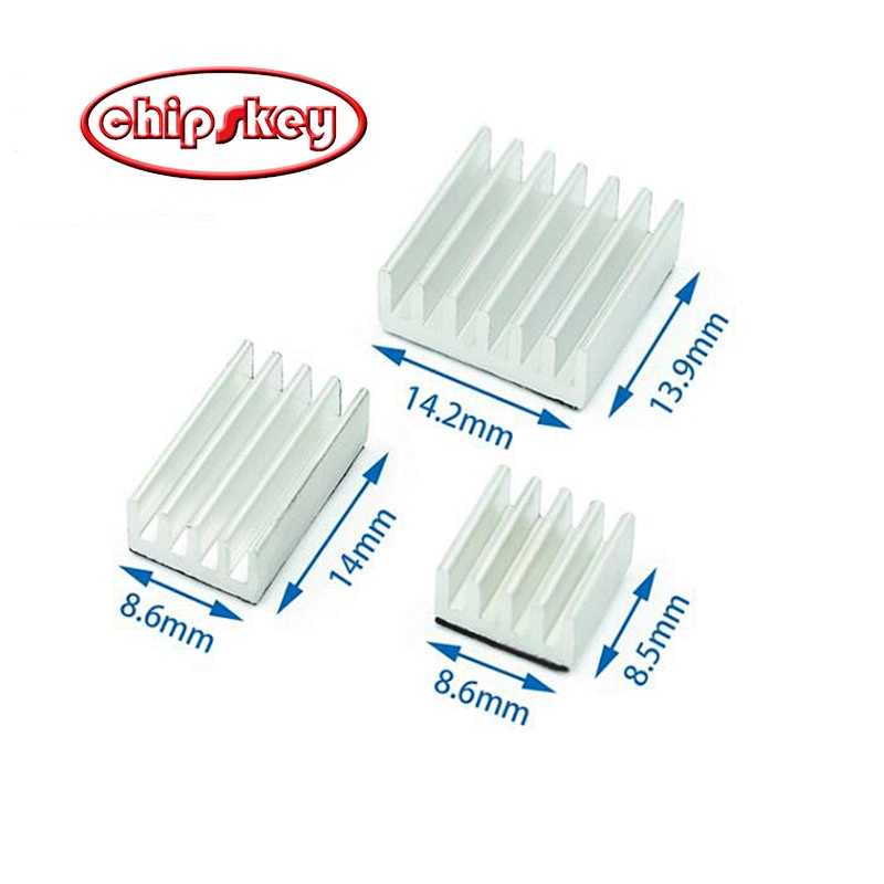 Silver Aluminum Heatsink 3pcs/set for Raspberry PI 4B