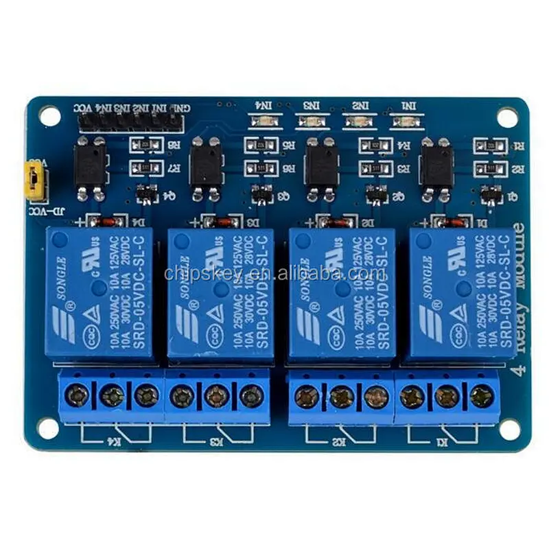 5V 4 Channel Relay Module  For Arduinos