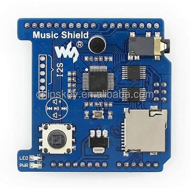 Music Shield Expansion Board for Play/Record VS1053B Onboard Music Moduel Compatible Development Boar,Leonardo, NUCLEO, XNUCLEO