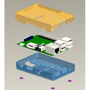 Raspberry PI 2 B+ Square Case Transparent