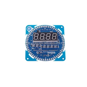 DIY DS1302 Rotation LED Electronic Clock Kit 51 SCM Learning Board