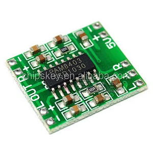 Pam8403 Ultra Miniature Digital Power Amplifier Board Class D 2channelsx3w