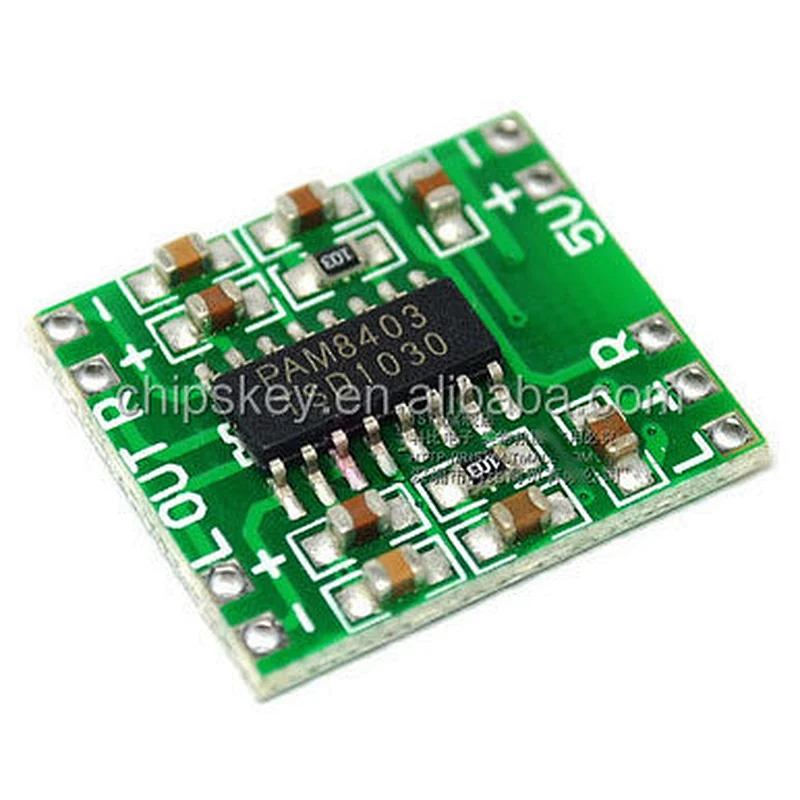 Pam8403 Ultra Miniature Digital Power Amplifier Board Class D 2channelsx3w